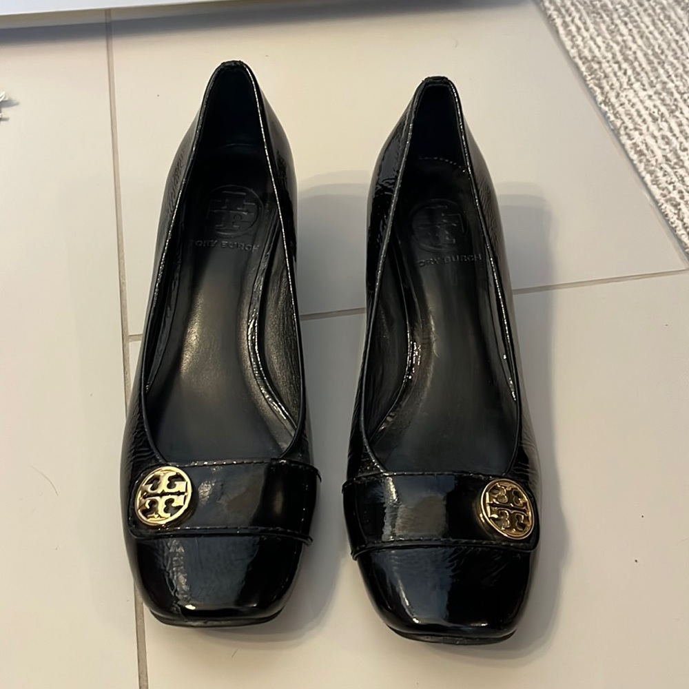 Tory Burch patent leather pumps